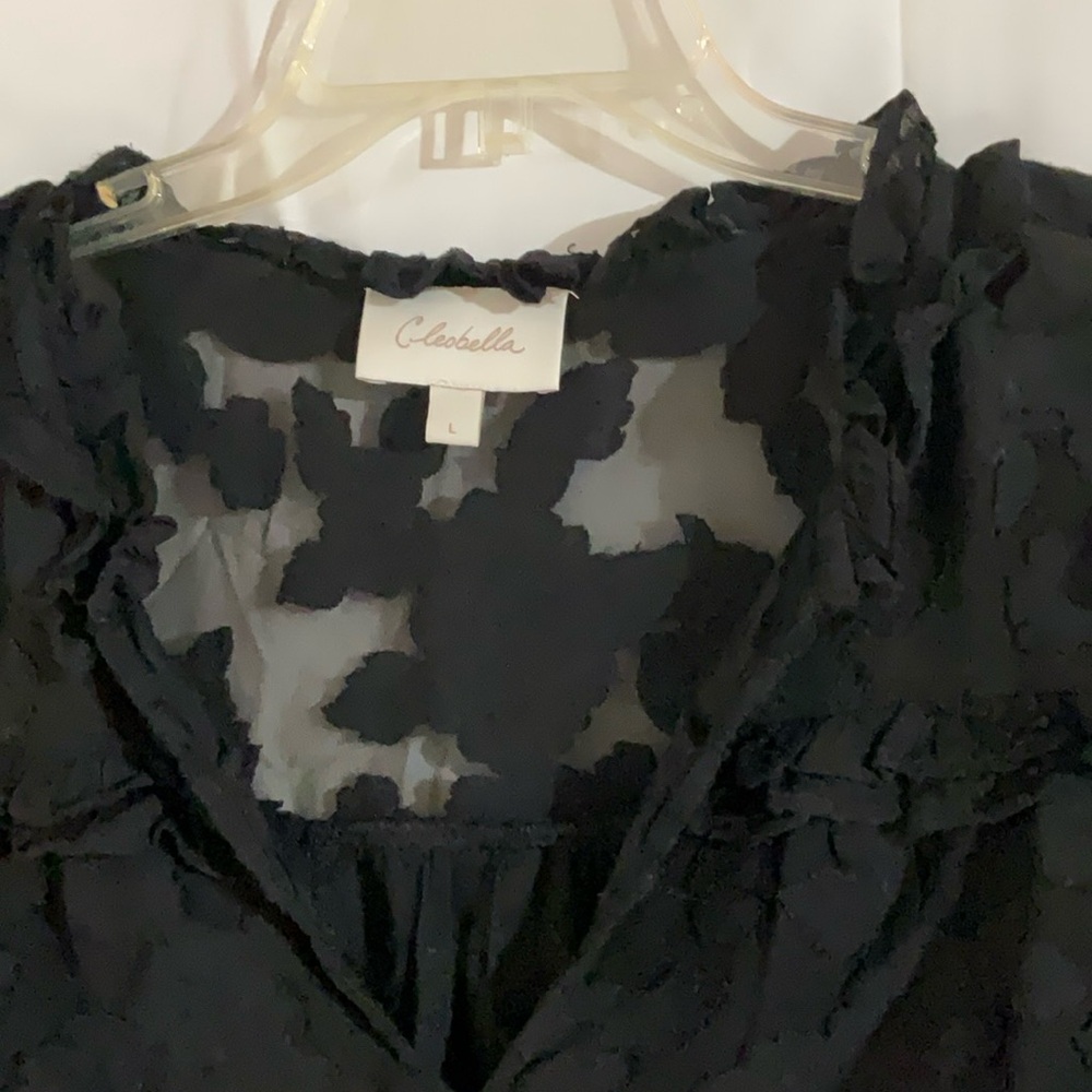 Black Lace Blouse